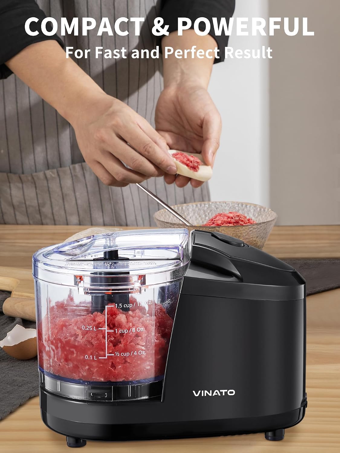 VINATO GMC006 Mini Electric Food Chopper