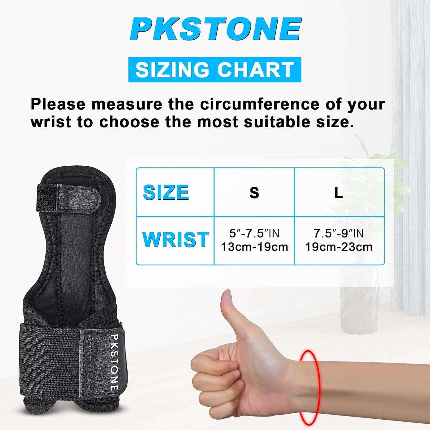 Adjustable Breathable Thumb Spica Splint for Wrist Support and Pain Relief