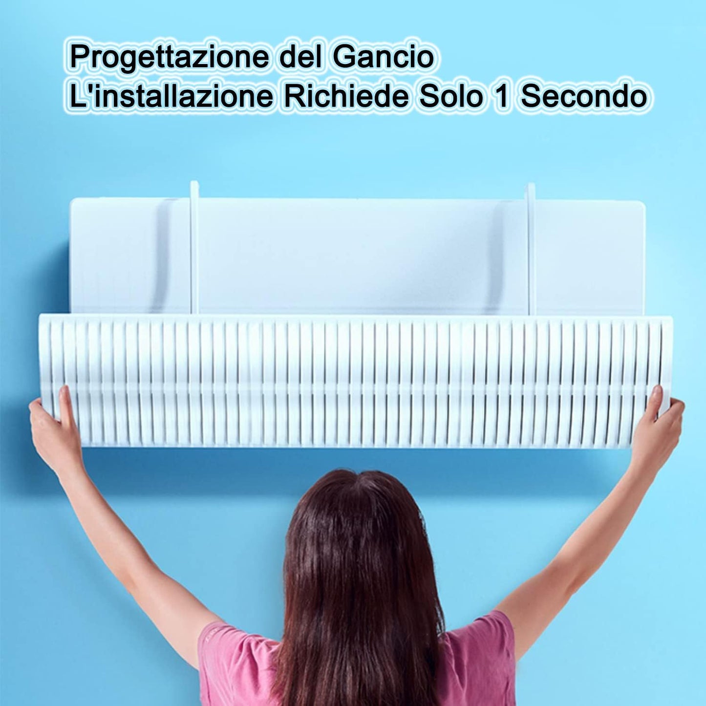 Adjustable Air Conditioner Wind Deflector for Wall-Mounted Units
