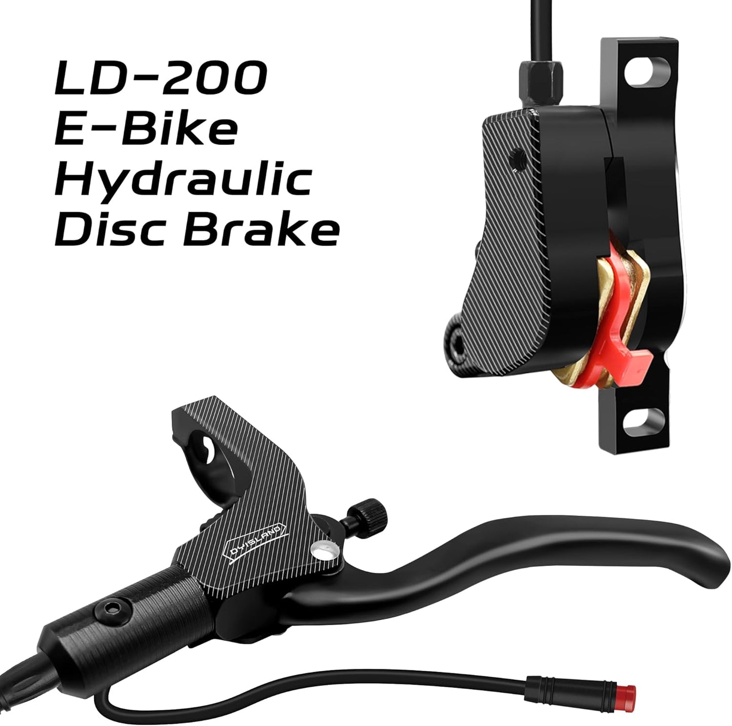 LD-200 2-Pistons Hydraulic Disc Brake Set for E‑Bike Front Left Side