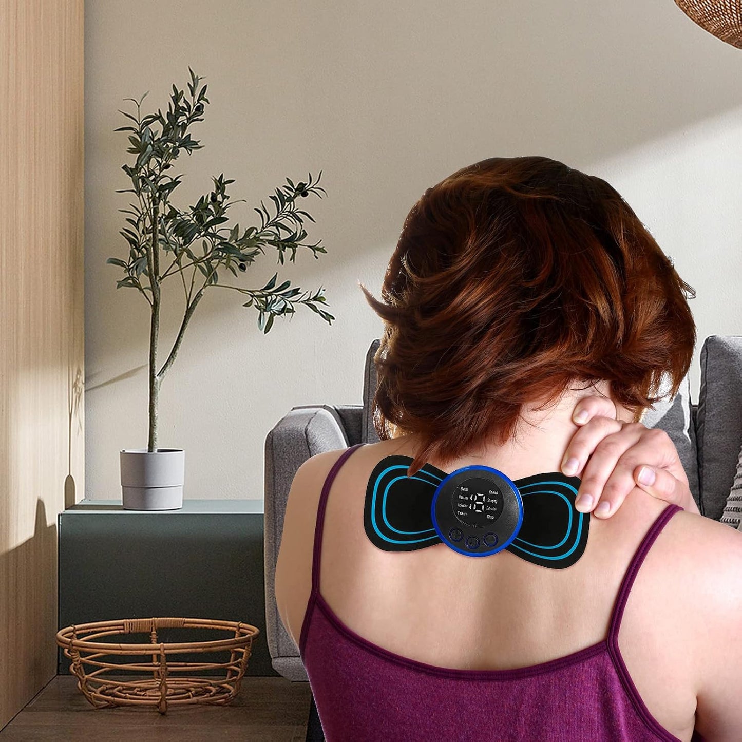 EMS Mini Body Massager Portable Rechargeable Electric Muscle Stimulation