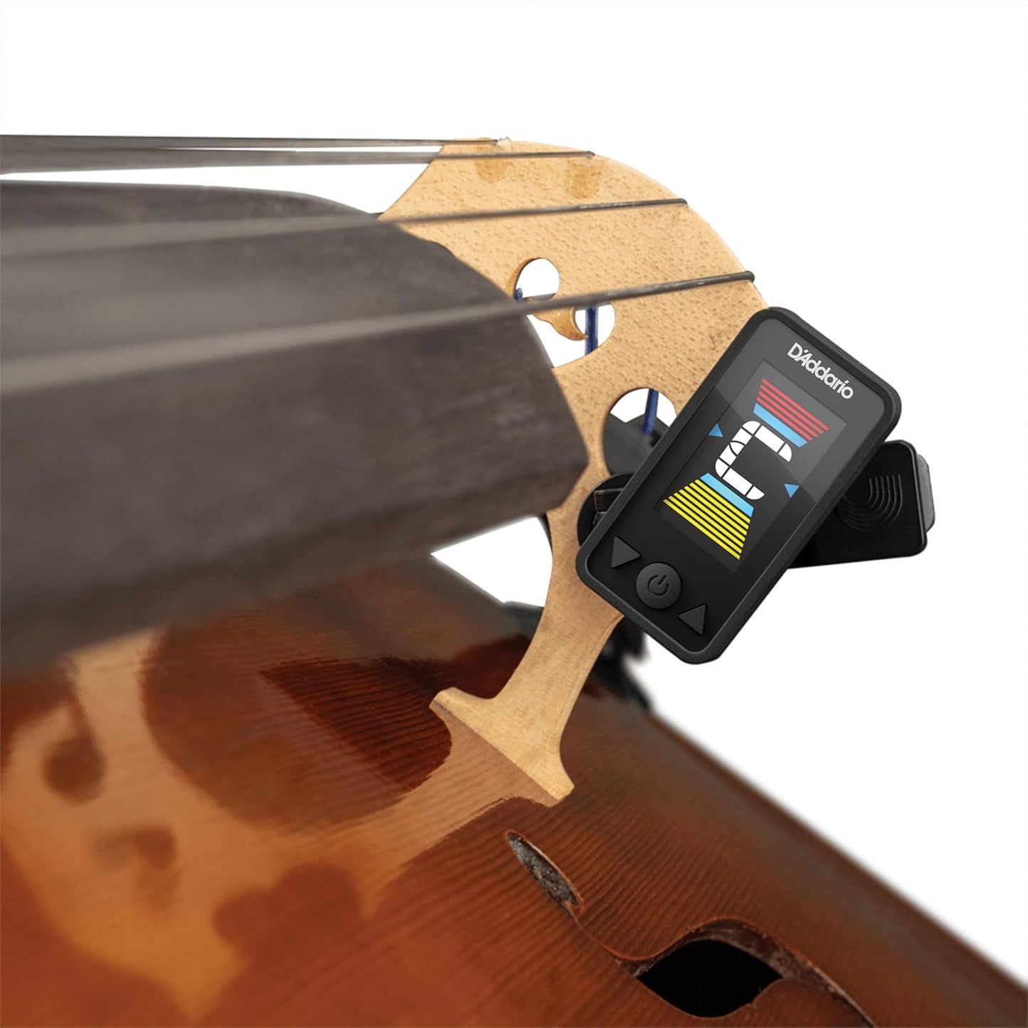 D'Addario Rechargeable Eclipse Headstock Tuner for Cello and Bass