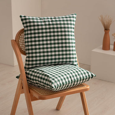 GAMUSI Gichy Plaid 45x45cm Cushion Covers Set of 2