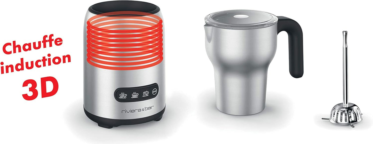 Riviera & Bar Induction Stainless Steel Chocolate Milk Emulsifier