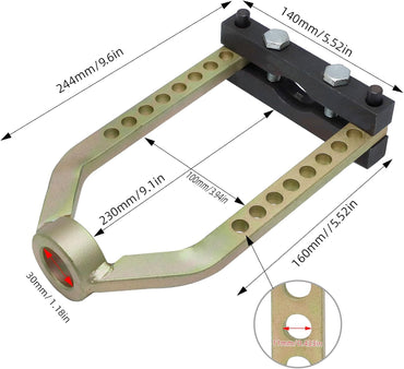 Heavy-Duty Universal CV Joint Puller Tool for Automotive Axle Shaft Removal