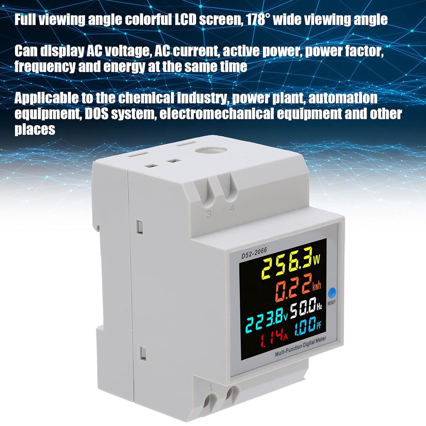 Colourful Household Intelligent Consumption Monitor