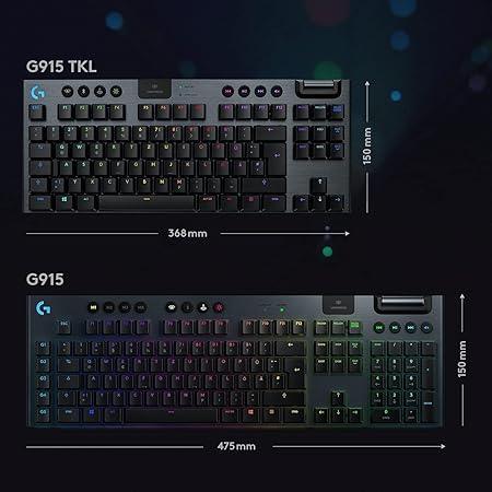 Logitech G915 TKL Carbon Keyboard - Gomix Brands Outlet
