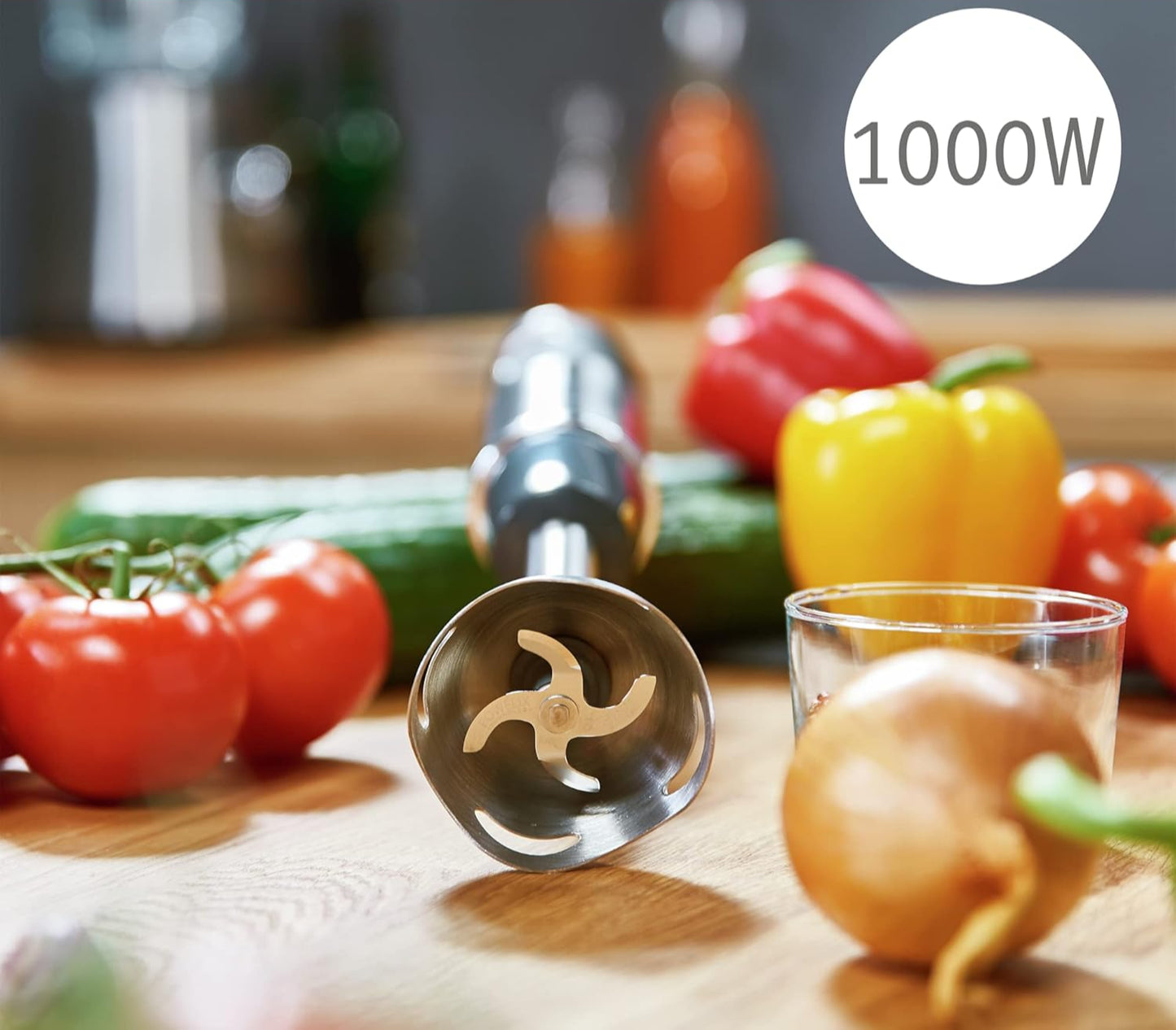 Moulinex Quickchef 3-in-1 1000W Immersion Blender with 0.8L Cup
