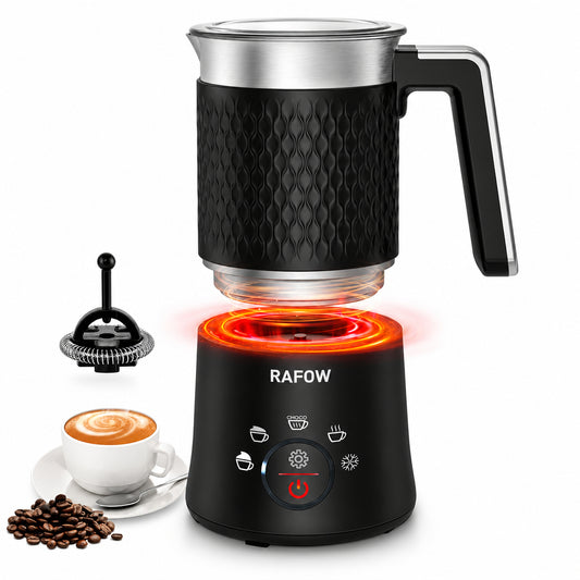 Rafow D02 5-in-1 Milk Frother 350ml 304W Black