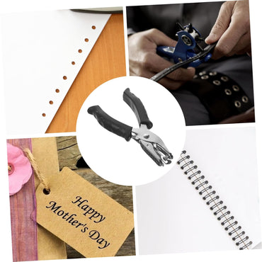 NUOBESTY Portable Ergonomic Hole Puncher for Card, Paper, Craft Projects