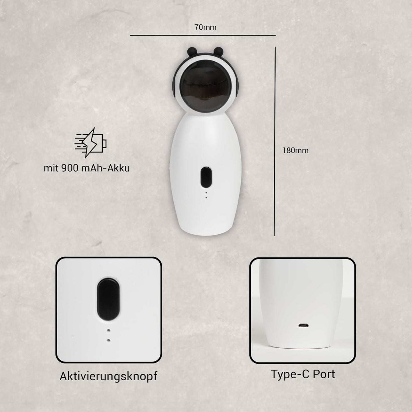 Interactive Automatic Laser Pointer Cat Toy by Koenigsdoerfer & Sohn
