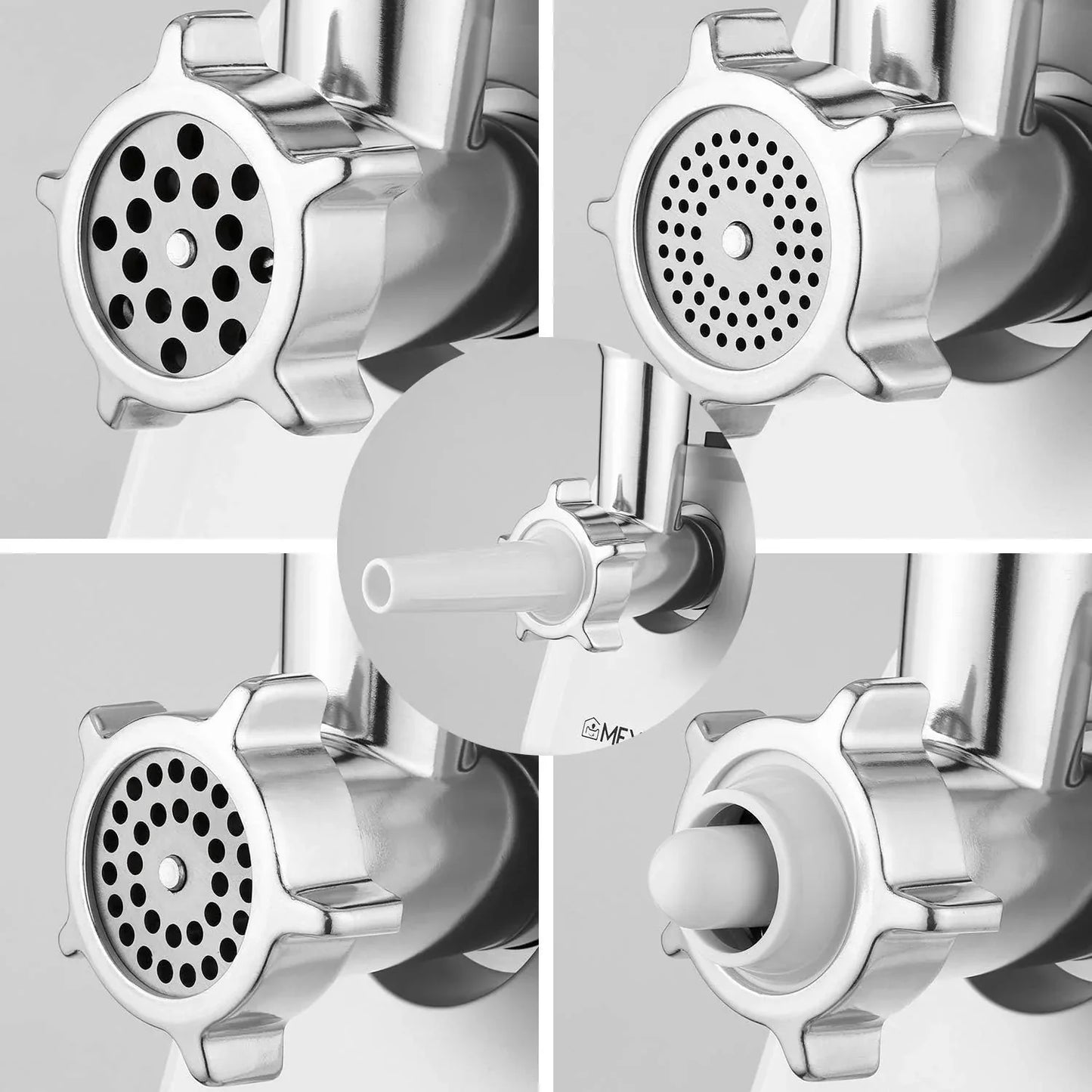 Meykey 2000W 3-in-1 Electric Meat Grinder with Stainless Steel Attachments - Gomix Brands Outlet