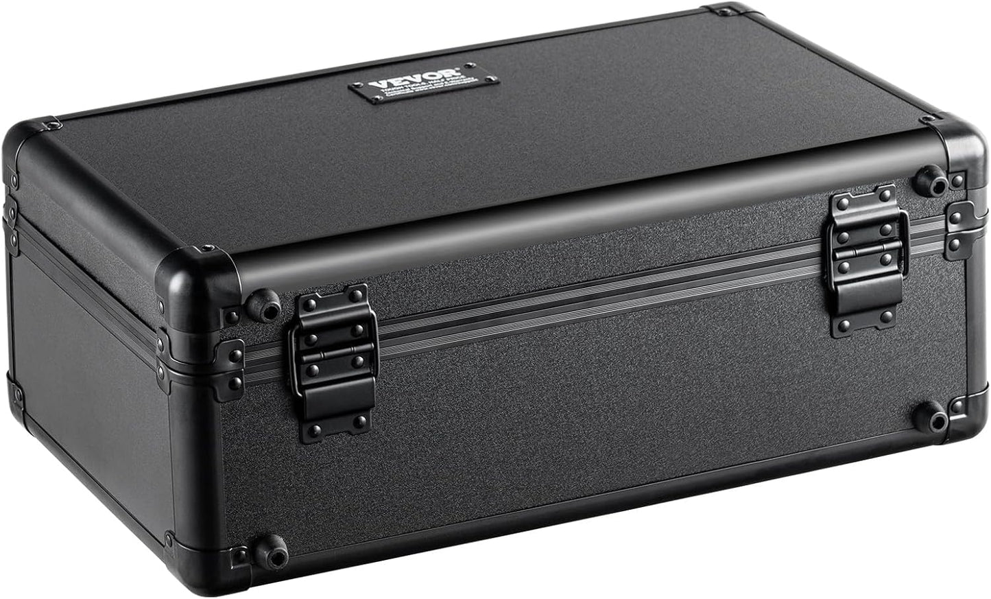 VEVOR Graded Card Storage Box, 4 Slots, Sports Card Holder with Key Lock