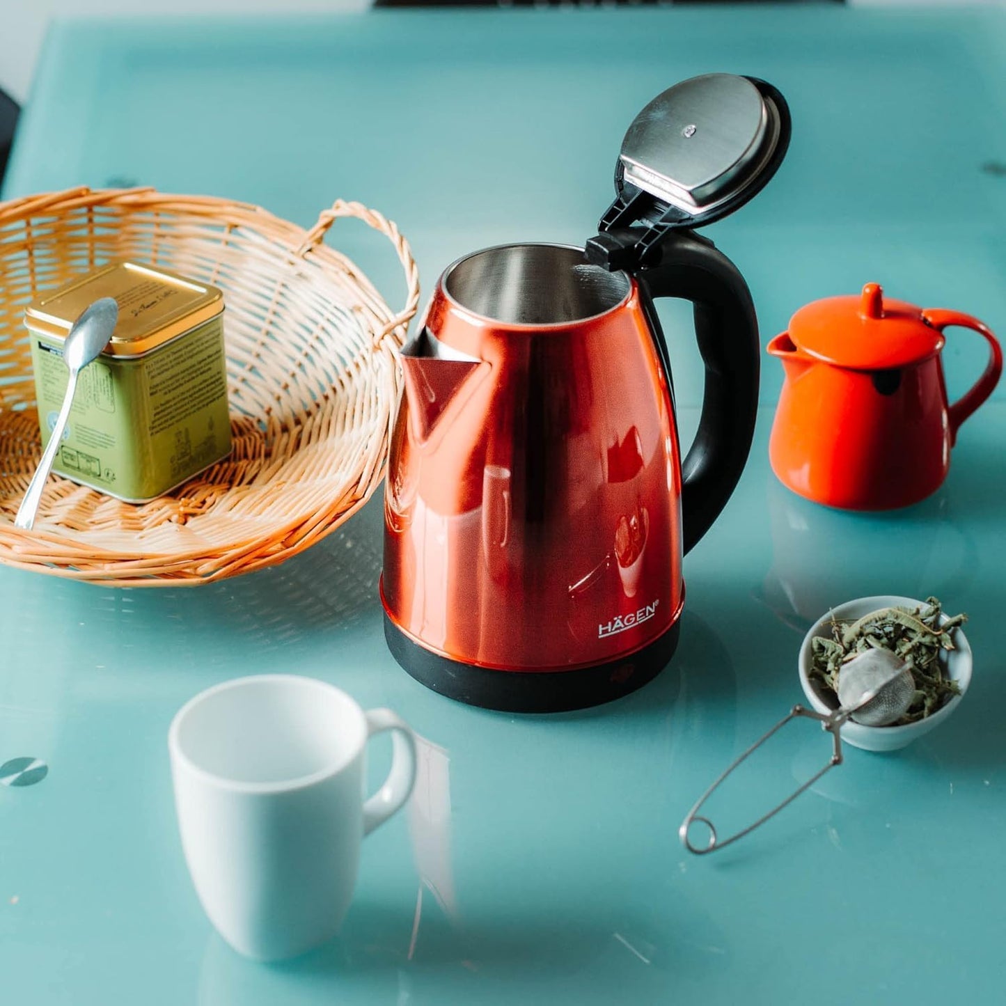 Hagen 1.8L Stainless Steel Cordless Electric Kettle – Fast Boil