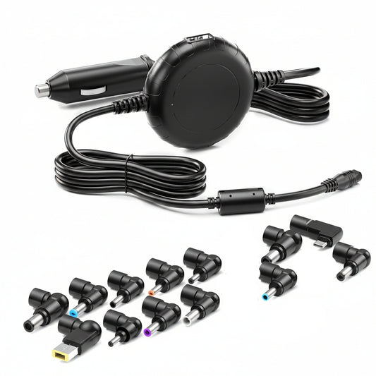 Powseed PS-U100WDC-16T-US 100W Universal Laptop Car Charger USB-C Black