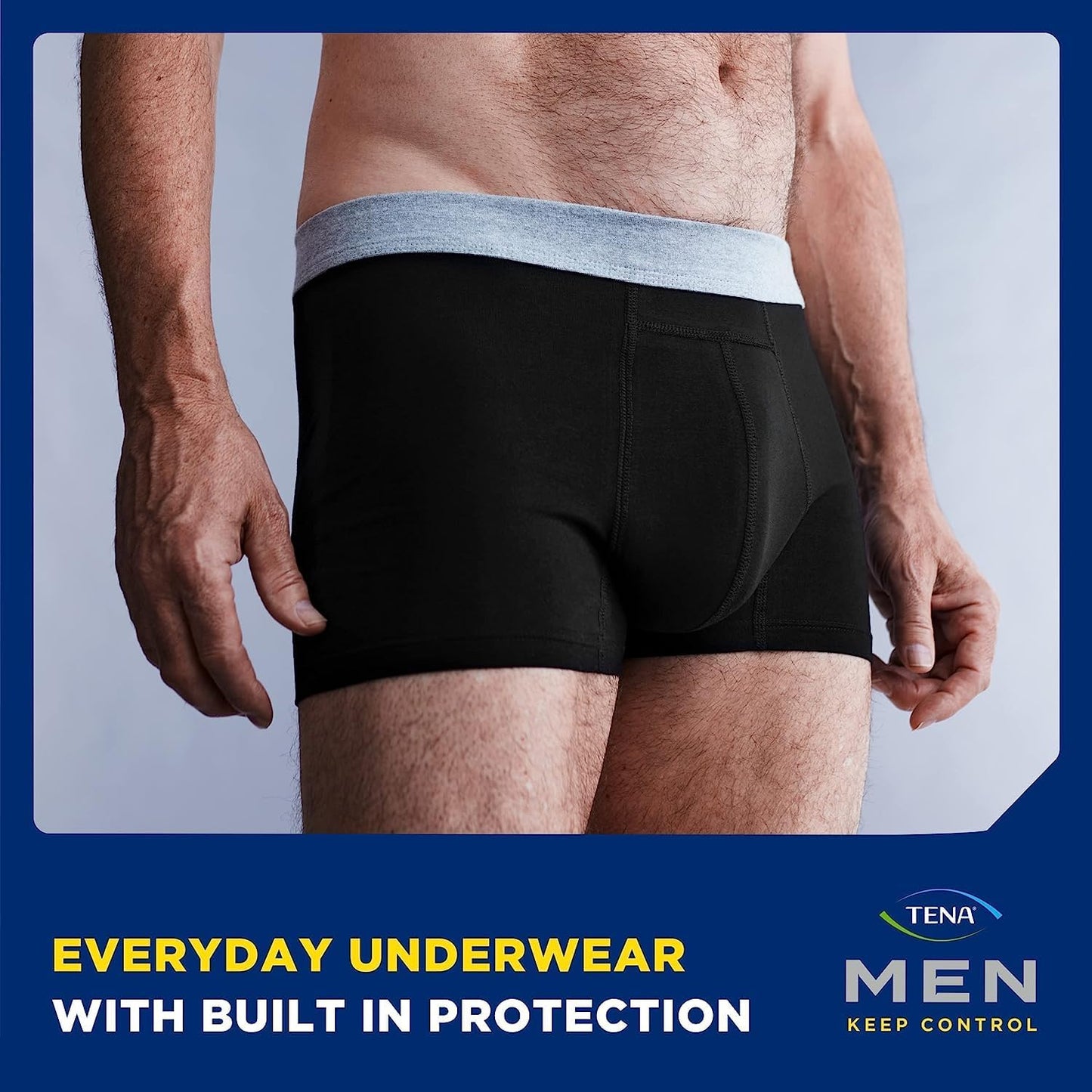 TENA Men Washable Protective Pants – Light Absorption Boxers