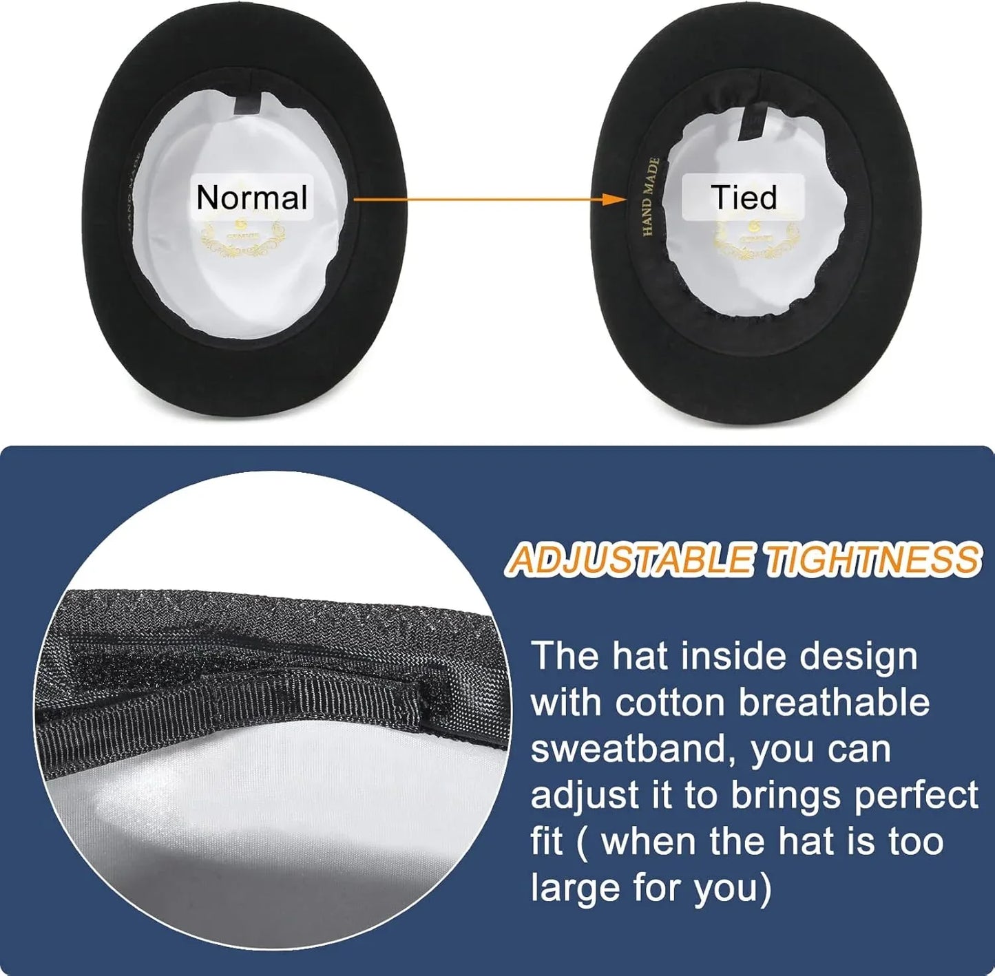 GEMVIE High Top Hat Magic Party Hat for Adults - Gomix Brands Outlet