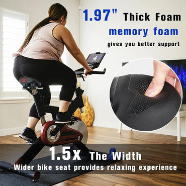 HASAGEI Gel Mountain Bike Saddle – Wide Waterproof Comfort Seat - Gomix Brands Outlet