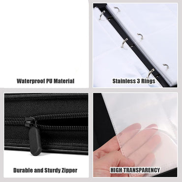 Nika Luffy PU Leather 400‑Pocket Trading Card Album with Zipper