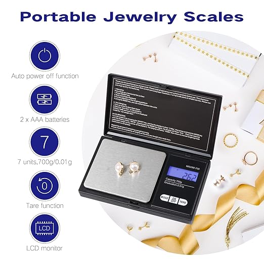 Vinabo Gram Scales Precision Scales 0.01 g Scales Gram 700g/0.01g user manual