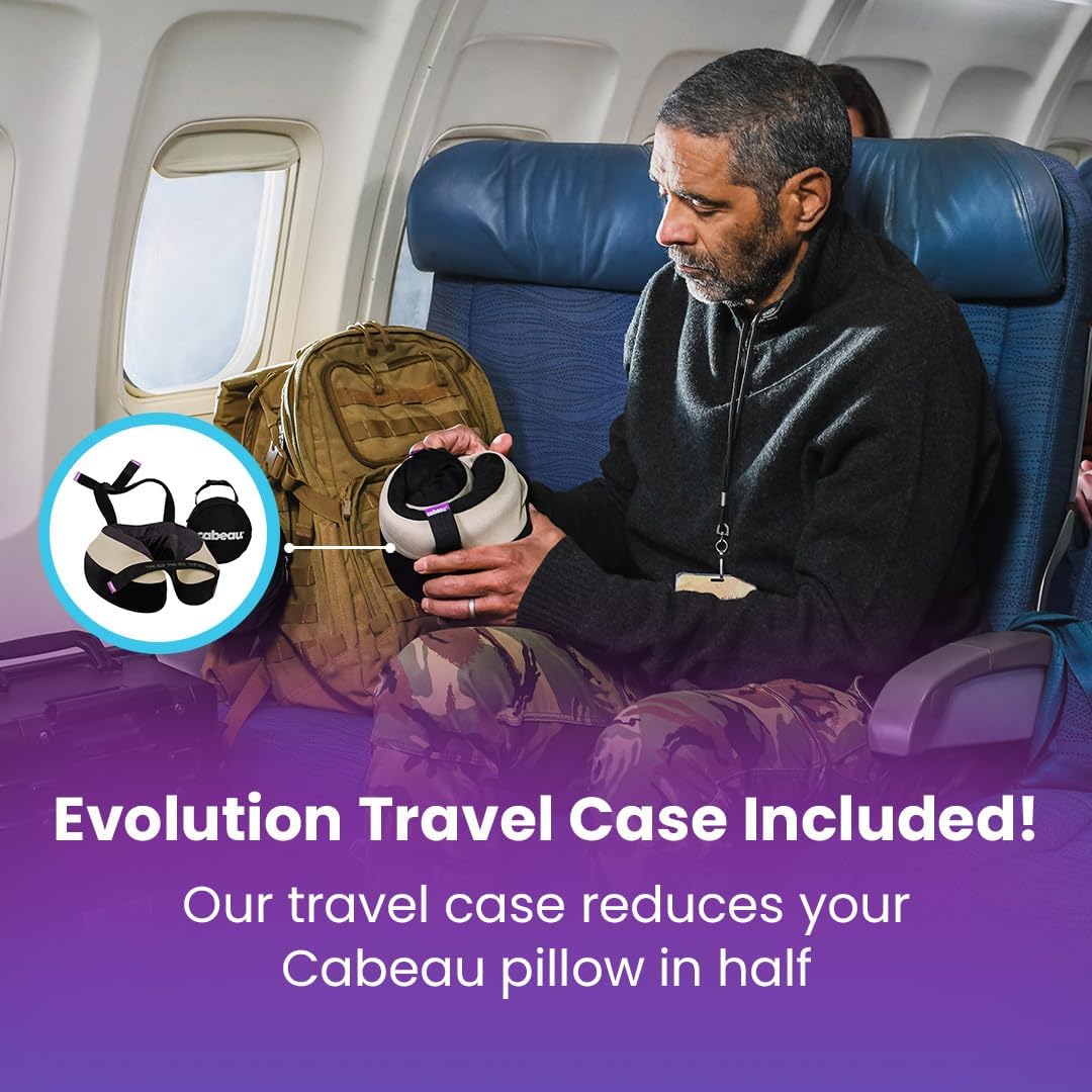 Cabeau Evolution TNE S3 Memory Foam Travel Neck Pillow