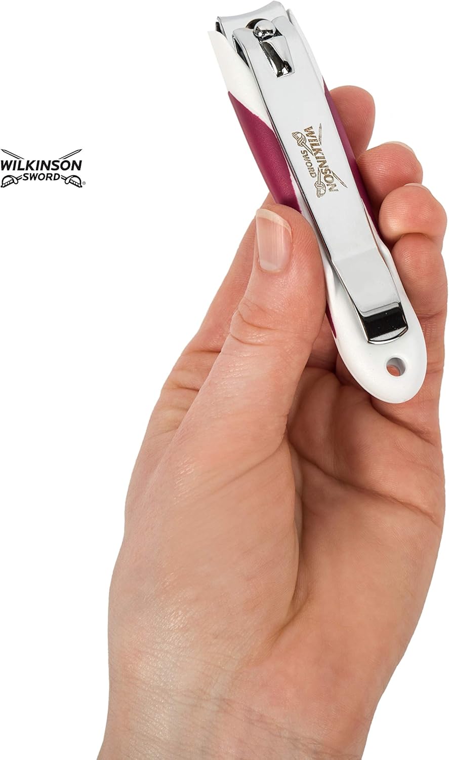 Wilkinson Sword Precision Nail Clipper with Nail Collector for Manicure