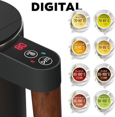 Balter 1.5L Stainless Steel Kettle with 7 Temperature Settings 2200W - Gomix Brands Outlet