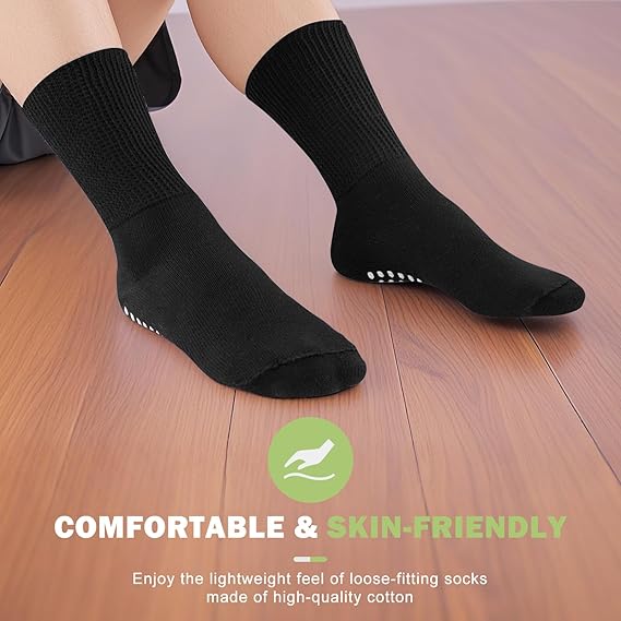 Premium Anti‑Slip Diabetic Socks for Men & Women