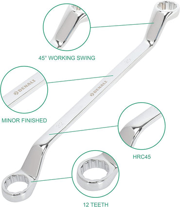 Denali 6-32mm Metric Wrench Set with Holder, 11-Piece for Home & Auto