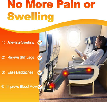 Adjustable Airplane Foot Rest Memory Foam Travel Hammock - Gomix Brands Outlet