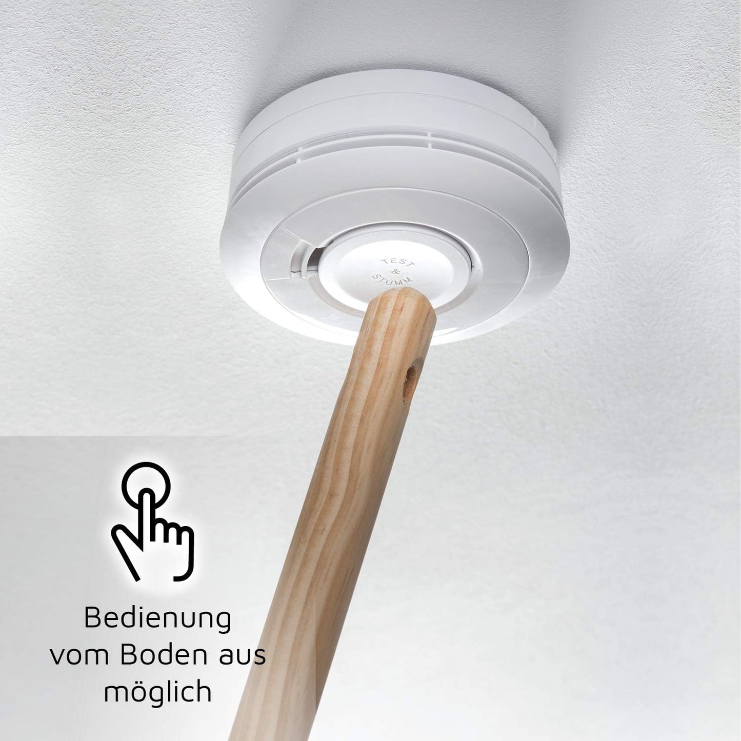 Ei Electronics Ei650 Smoke Detector: 10-Year Battery Life, Stand-Alone, White