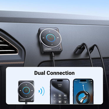 UGREEN Bluetooth 5.4 Aux Car Adapter Receiver with Dual Connection - Gomix Brands Outlet