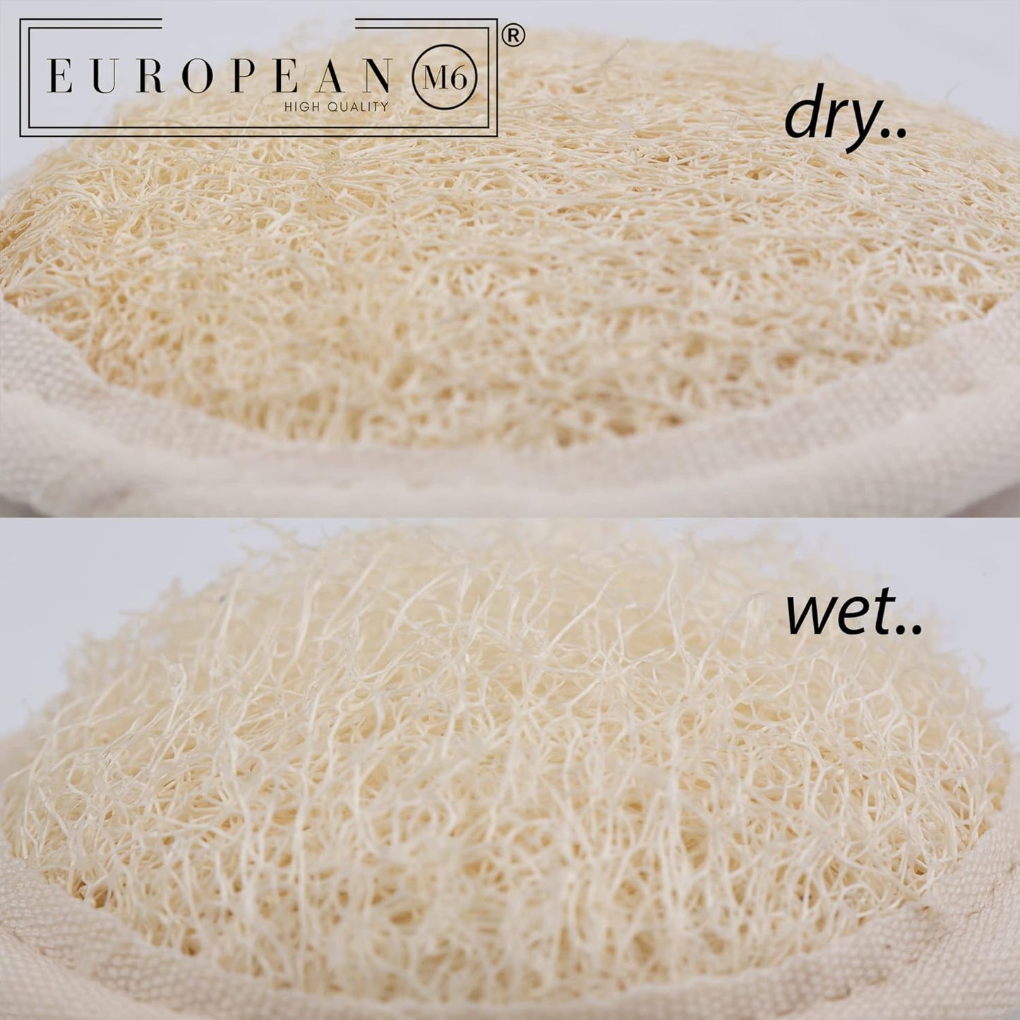 Premium 4‑Piece Natural Facial Loofah Exfoliating Pads for Skin