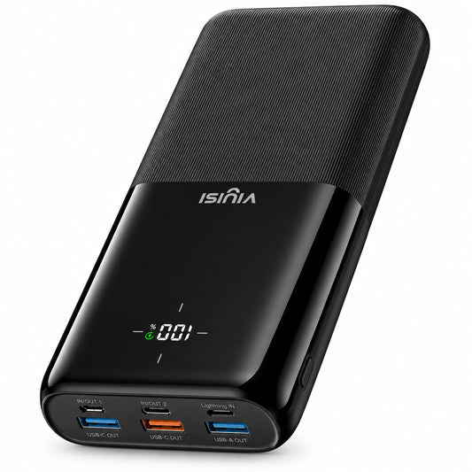 VIYISI G3015 Power Bank 30000mAh 22.5W USB-C Portable Charger