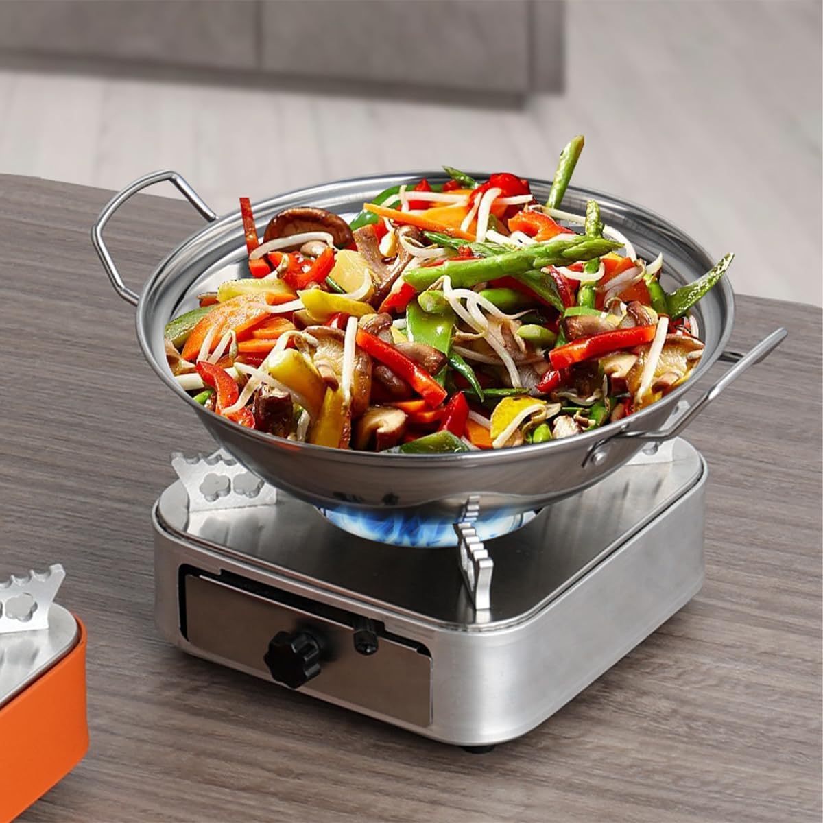 Hsthe Sea Portable Lightweight Stainless Steel Drawer Camping Stove