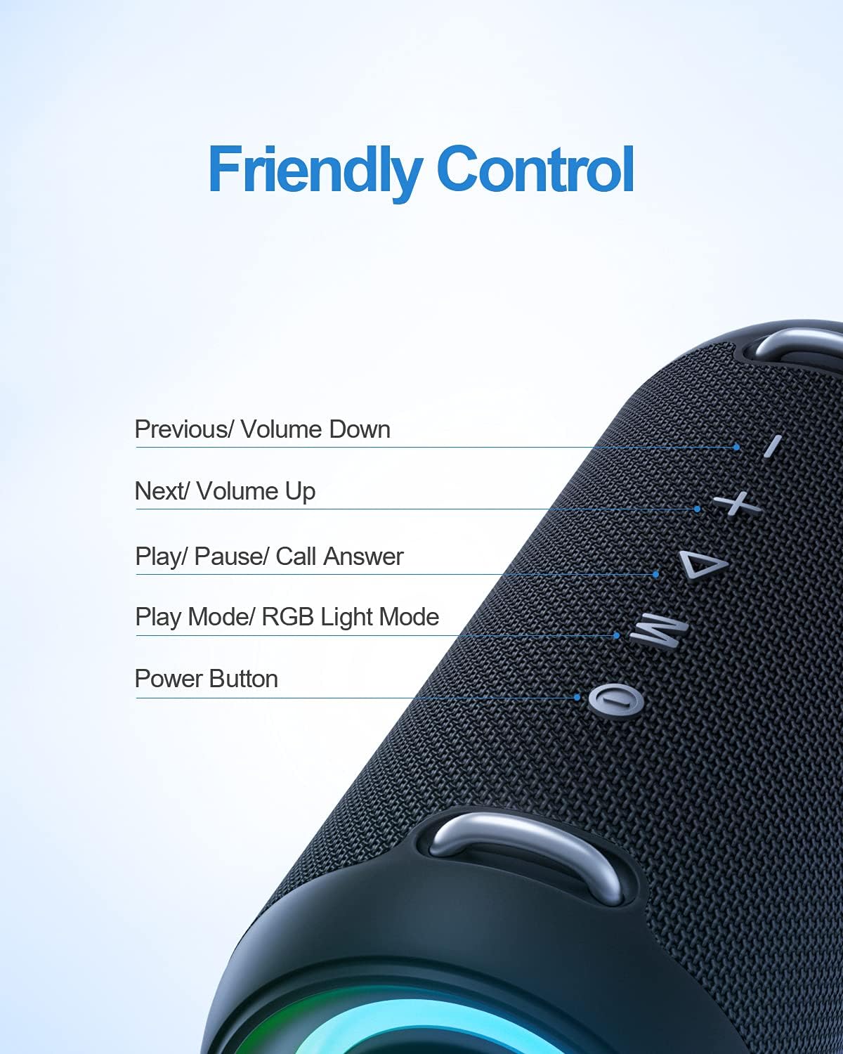 MIFA A90 60W Waterproof Bluetooth Speaker with LED Lights