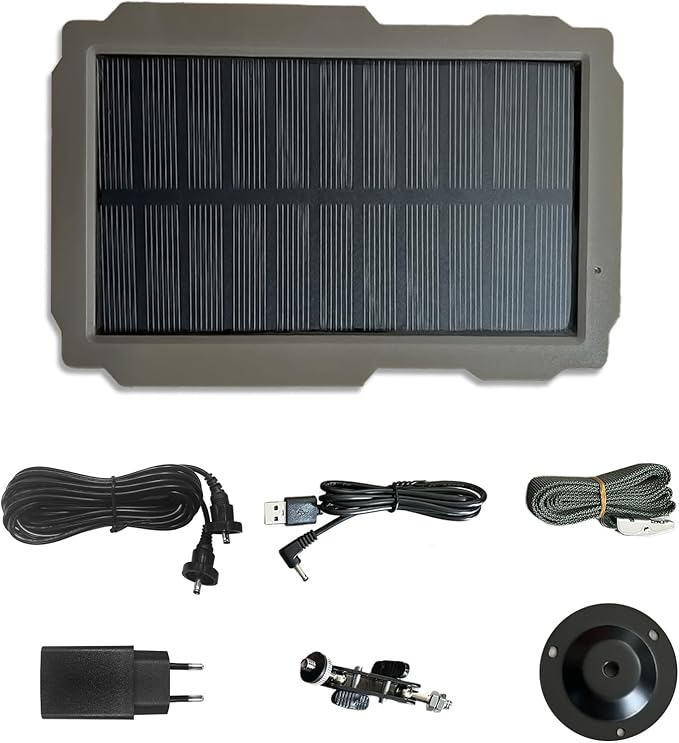 Lixada 3000mAh Solar Kit with 360° Rotating Mount