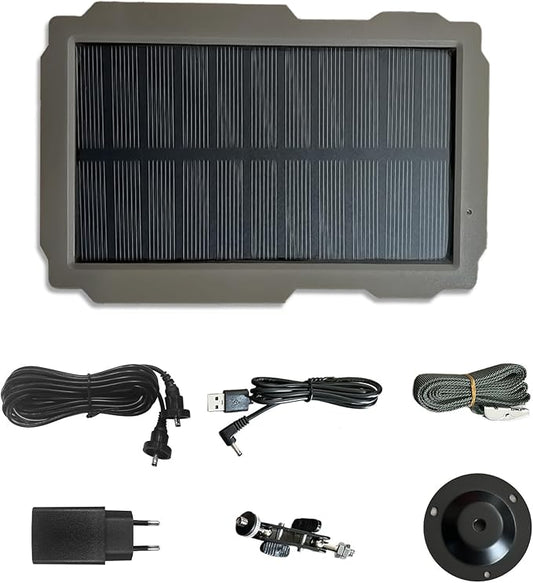 Lixada 3000mAh Solar Kit with 360° Rotating Mount