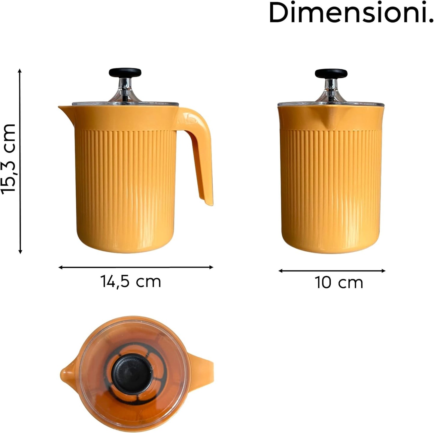 Snips Cremix Manual Cappuccino Milk Frother Cream 0.5L