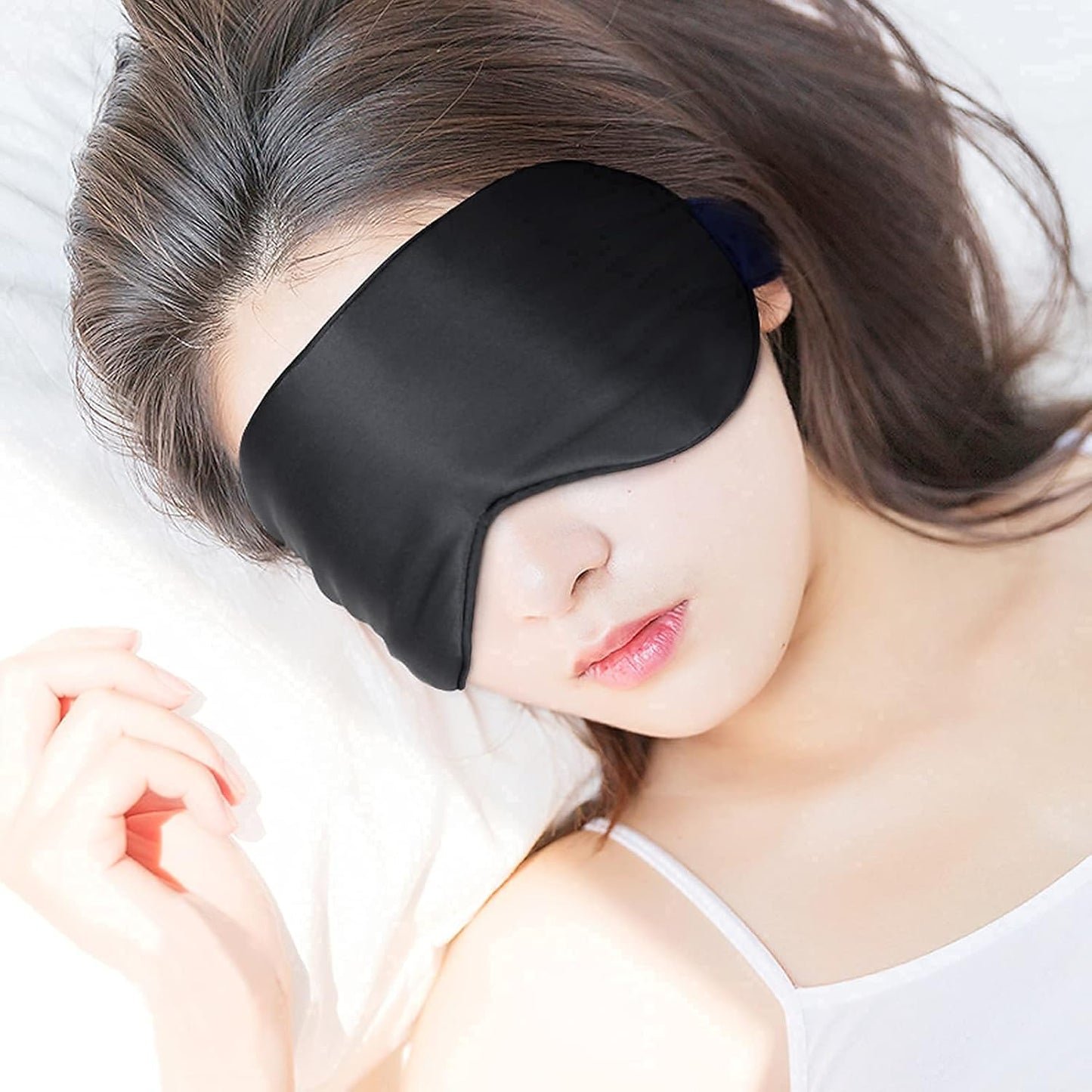 ILLUVA Premium Silk Eye Mask 2-Pack with Adjustable Strap