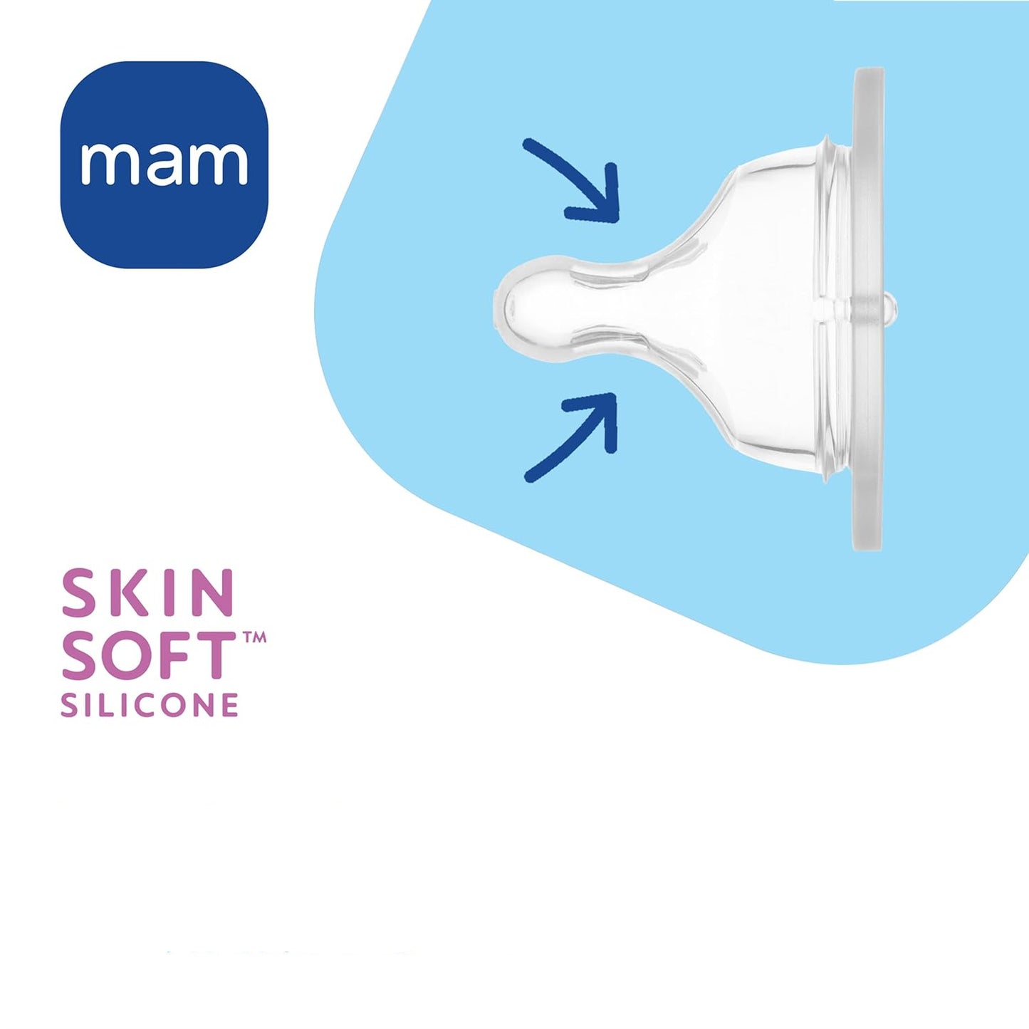 MAM Easy Active 11oz Baby Bottle with SkinSoft Nipple, Space Theme