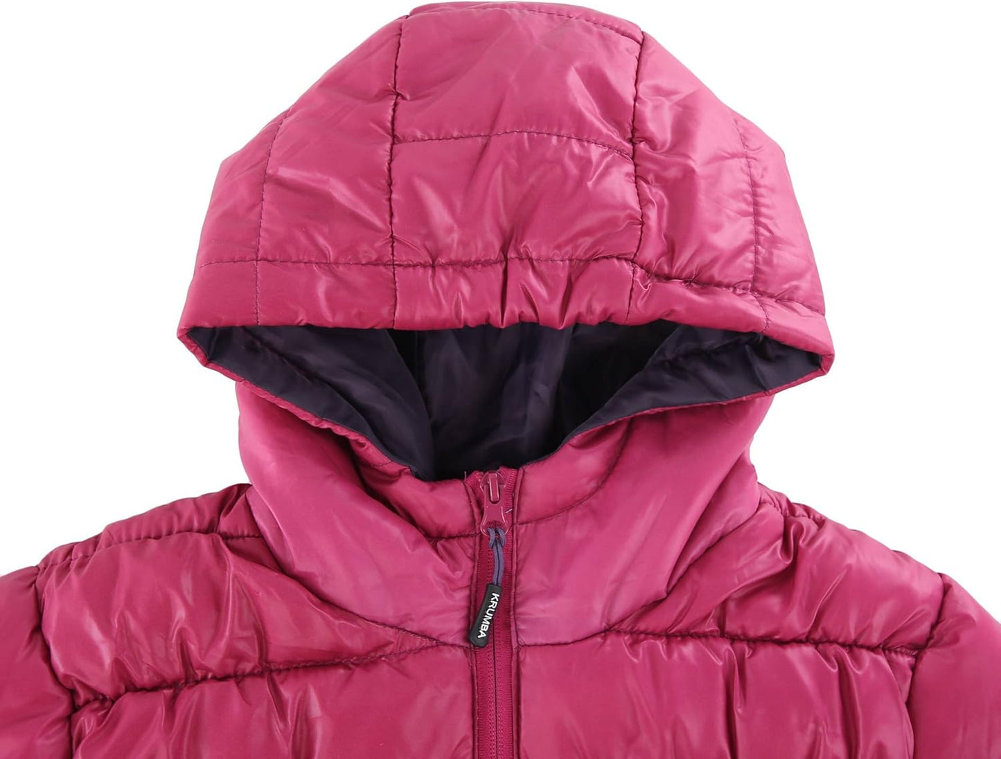 Krumba Girls Packable Lightweight Puffer Jacket for Outdoor Play