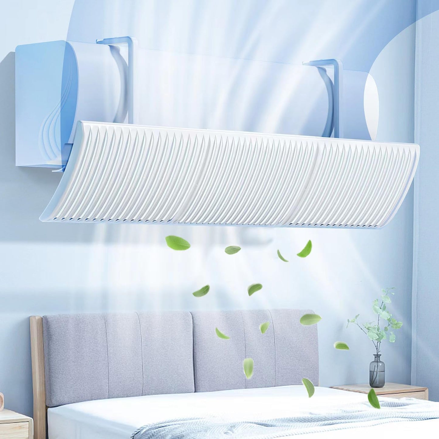Adjustable Air Conditioner Wind Deflector for Wall-Mounted Units