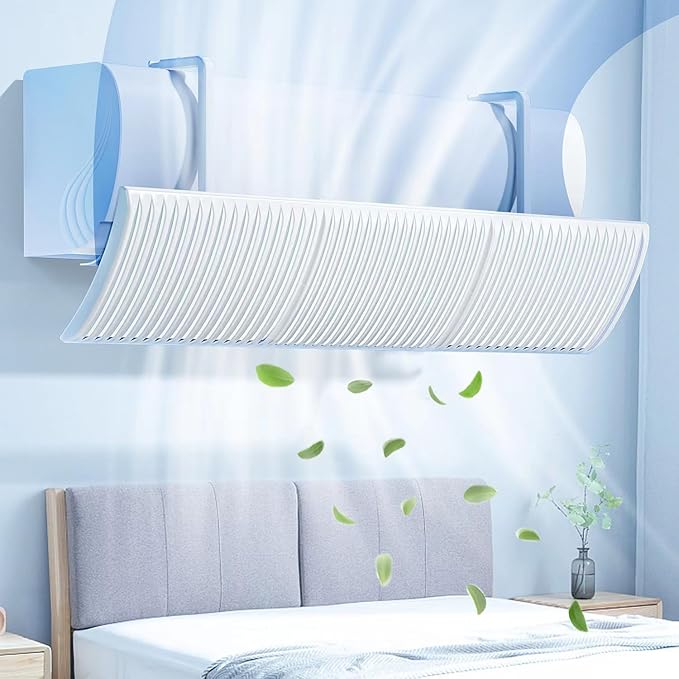 Adjustable Air Conditioner Wind Deflector for Wall-Mounted Units