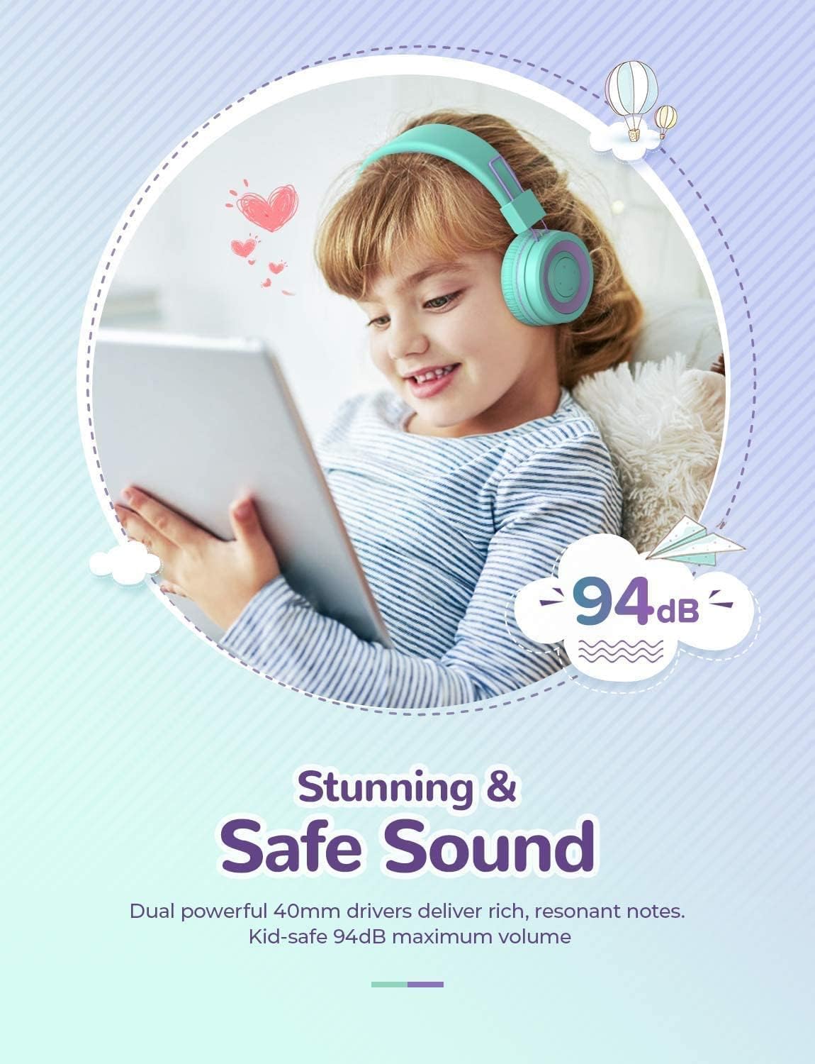 iClever Kids Bluetooth Headphones