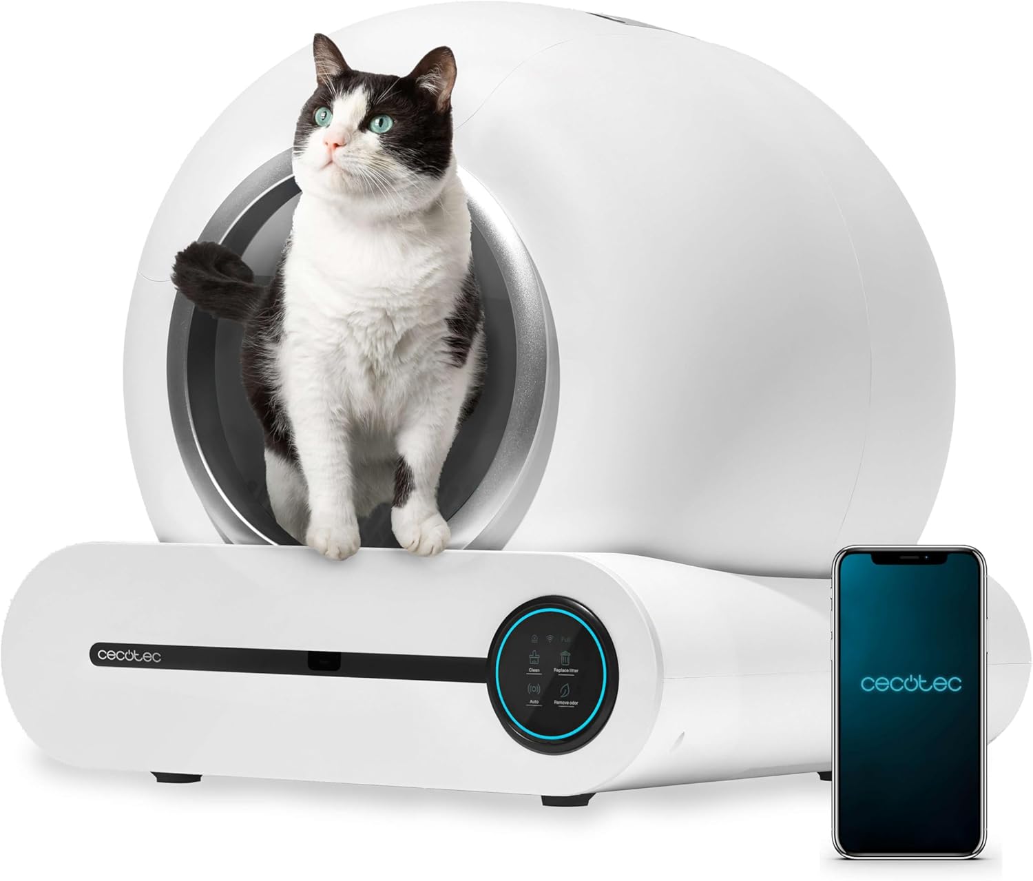 Cecotec Pumba 8000 CleanKitty Smart Self‑Cleaning Cat Litter Box