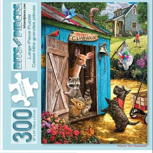 Three Large 300-Piece Jigsaw Puzzle – Vibrant Animal Art - Gomix Brands Outlet