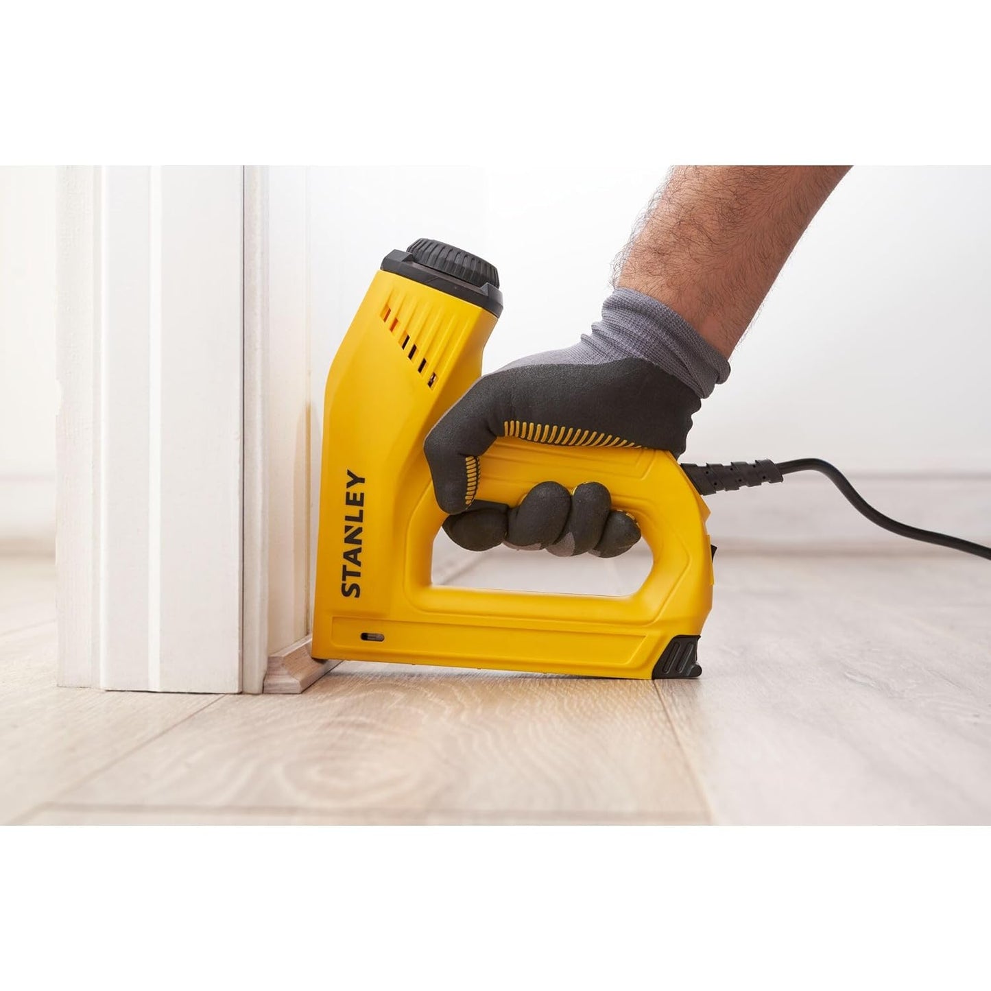 Stanley TRE550 Electric Staple/Nail Gun: Heavy-Duty, Multi-Surface, High-Performance Tool
