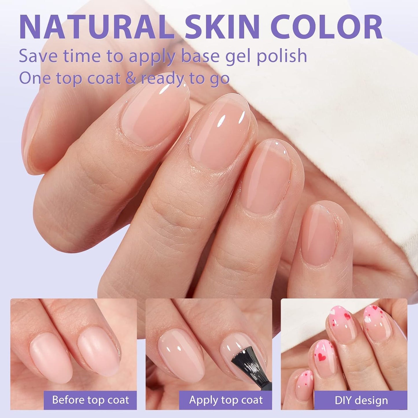 BTArtbox 160pcs Extra Short Almond Gel Nail Tips