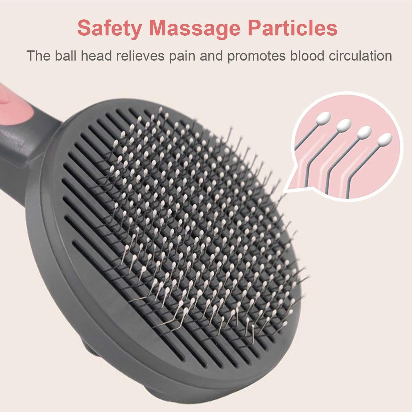 ZEWZE Pet Brush: Shedding Tool for Medium and Long Hair Pets